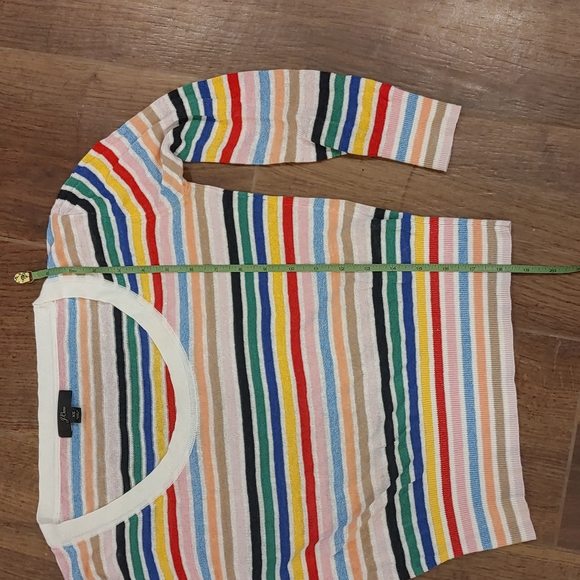 NWOT J. Crew Striped Top - Picture 6 of 9